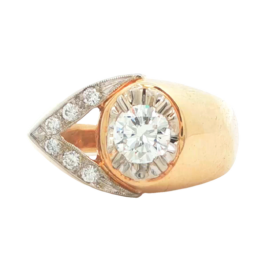 Vintage Diamond Arrow Ring