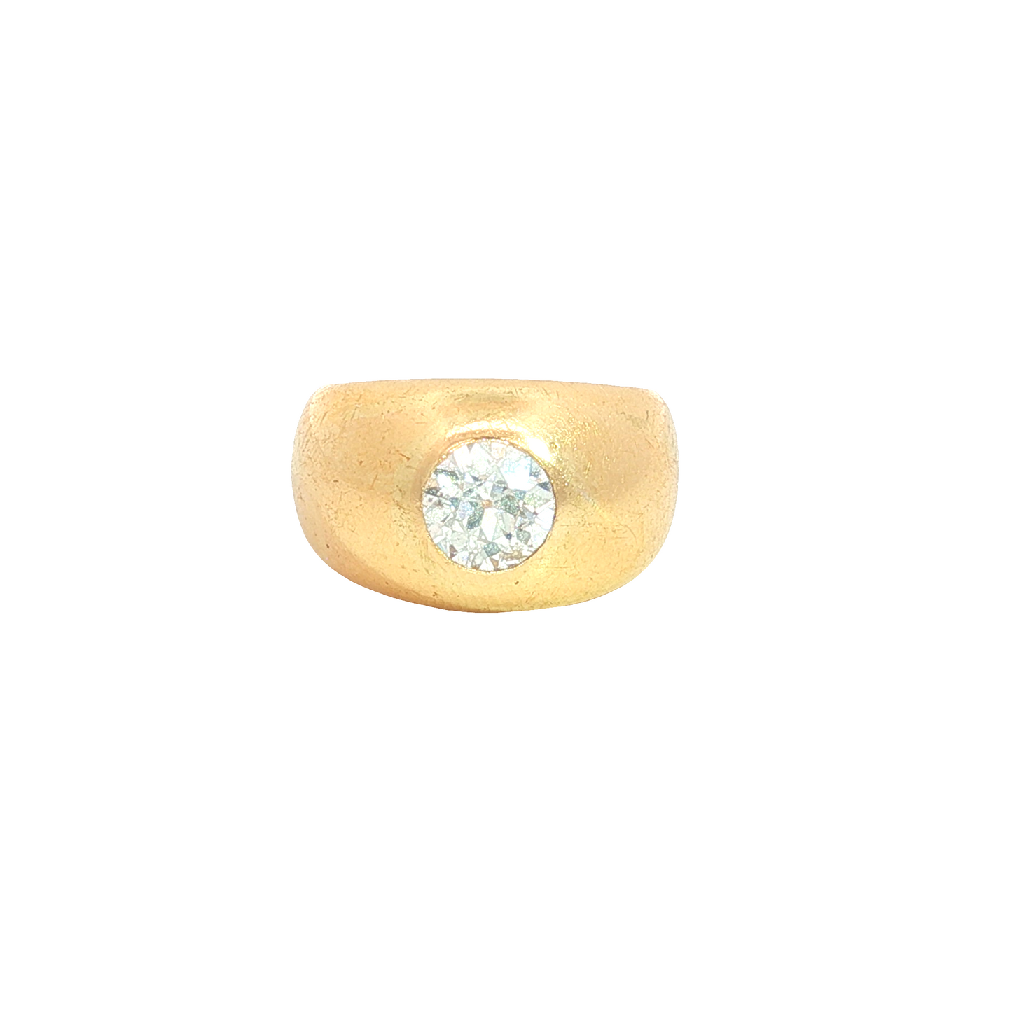 Old European Cut Diamond Dome Ring