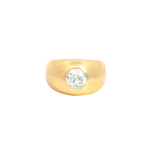 Old European Cut Diamond Dome Ring