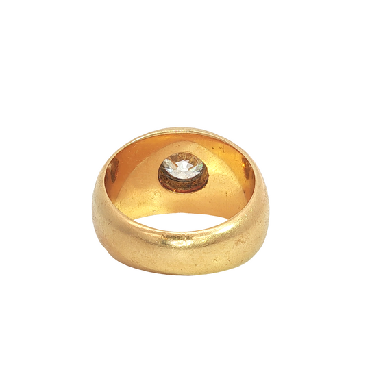 Old European Cut Diamond Dome Ring