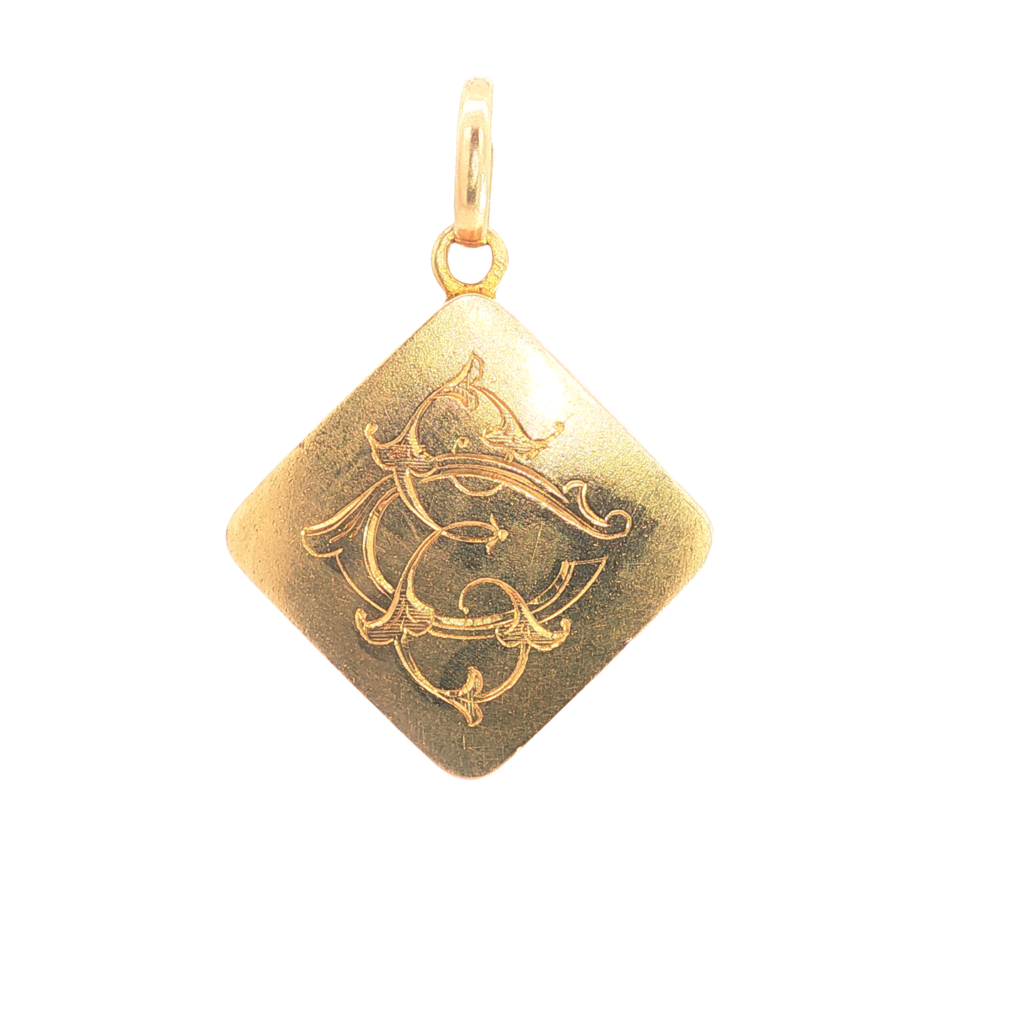 Victorian French Emerald and Diamond Locket