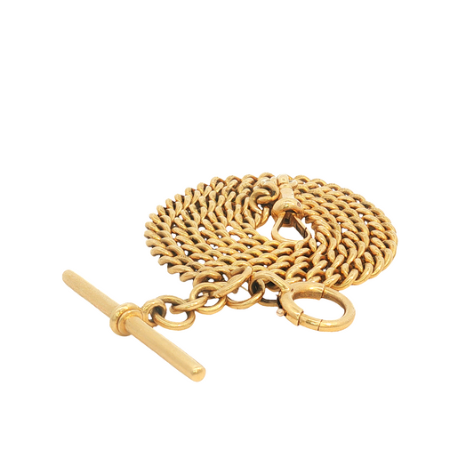 Antique UK Hallmarked Tight Curb Watch Chain