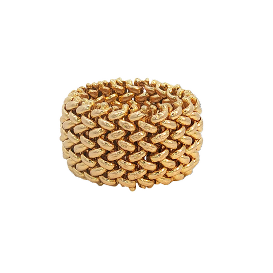 Vintage Italian Wide Mesh Band