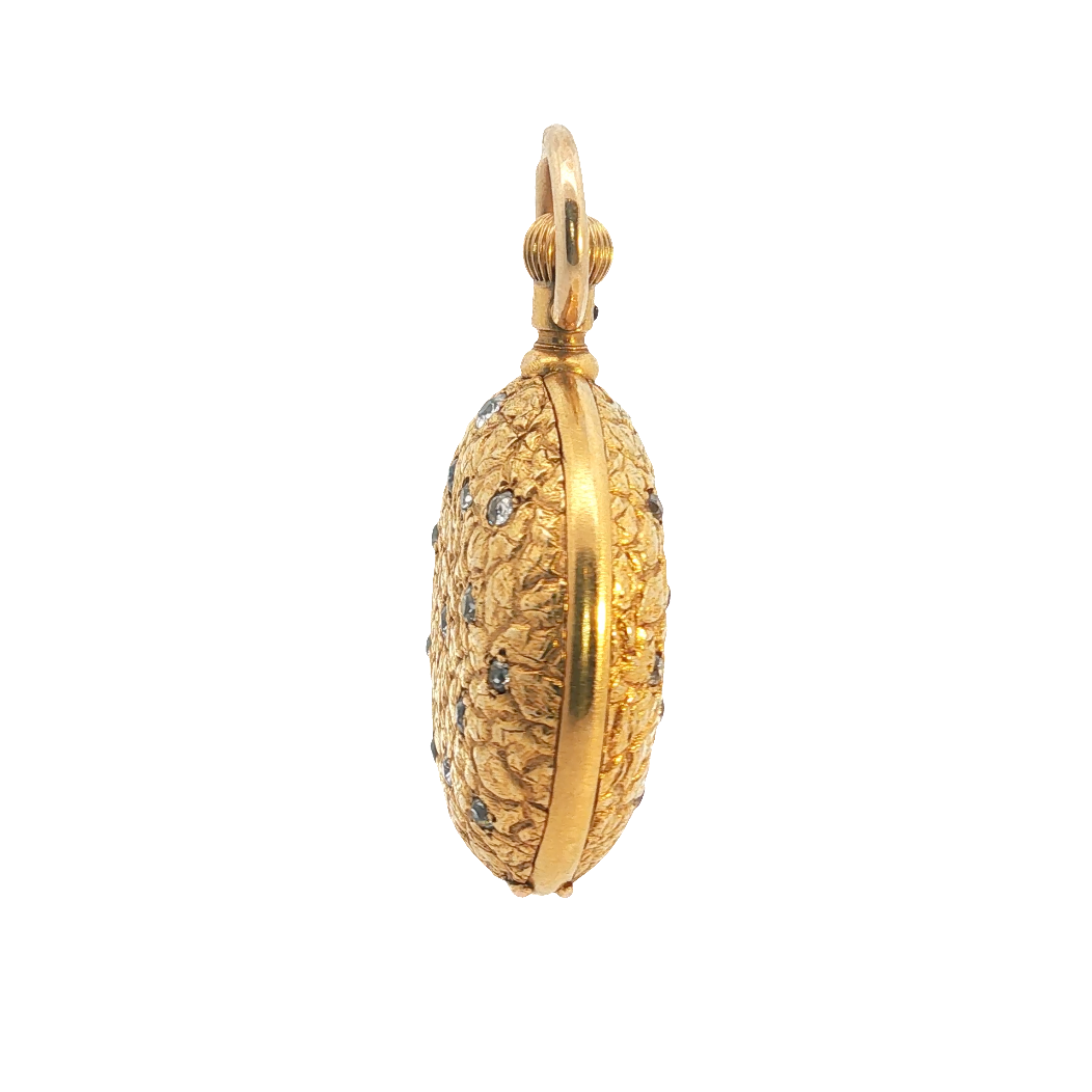 Antique Diamond Locket Pendant
