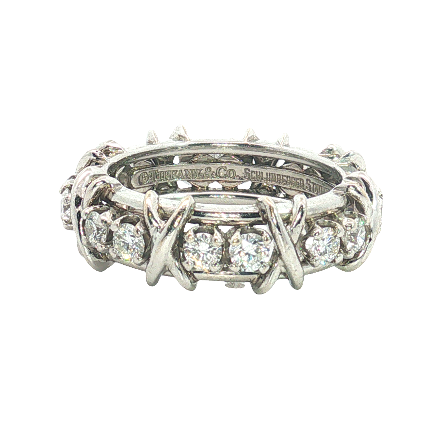 Tiffany and Co. X Schlumberger Diamond Eternity Ring