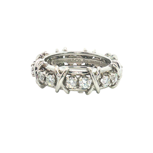 Tiffany and Co. Diamond Schlumberger Ring