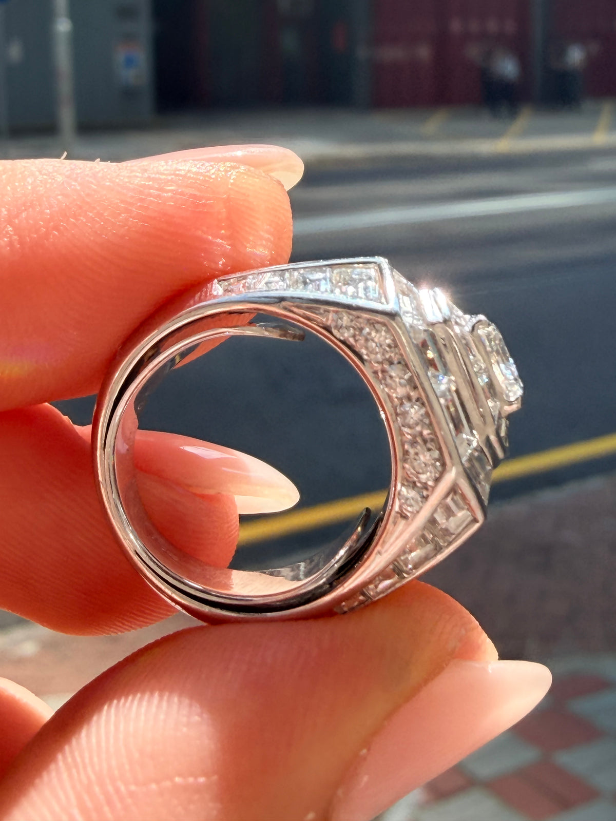 Vintage Boucheron Diamond Cocktail Ring