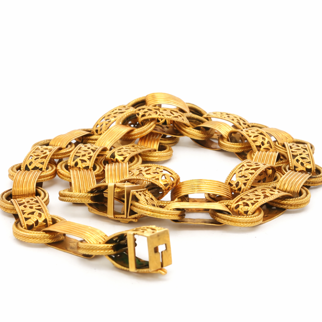 Victorian Boxed Bracelet Necklace Set