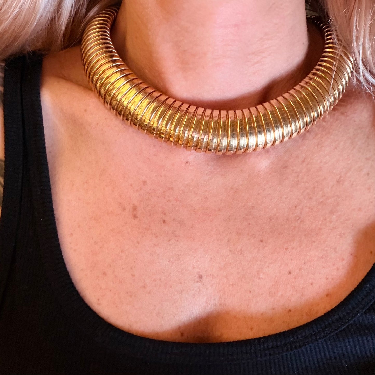 Vintage Bvlgari Tubogas Necklace