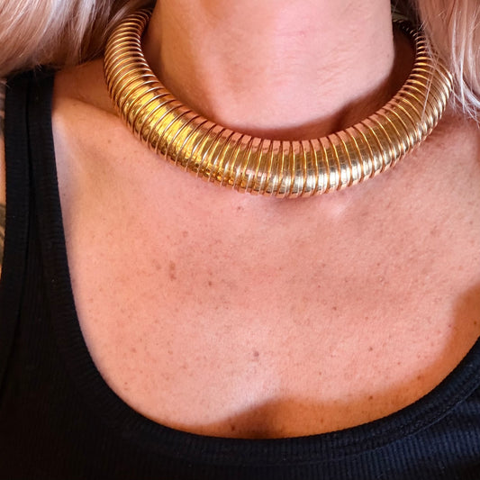 Vintage Bvlgari Tubogas Necklace