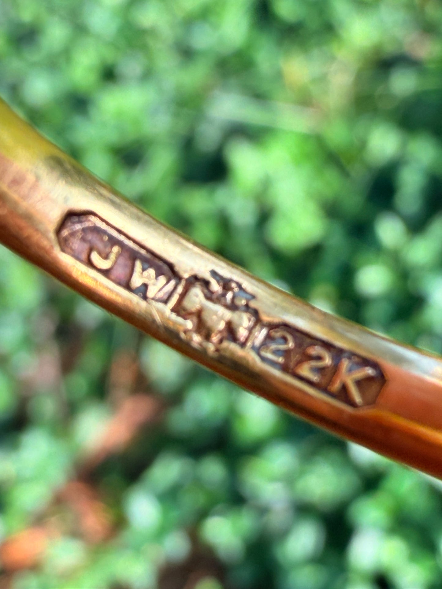 Antique 22k Stacking Band