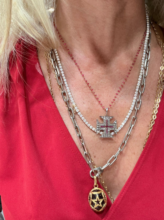 Santos de Cartier White Gold Chain