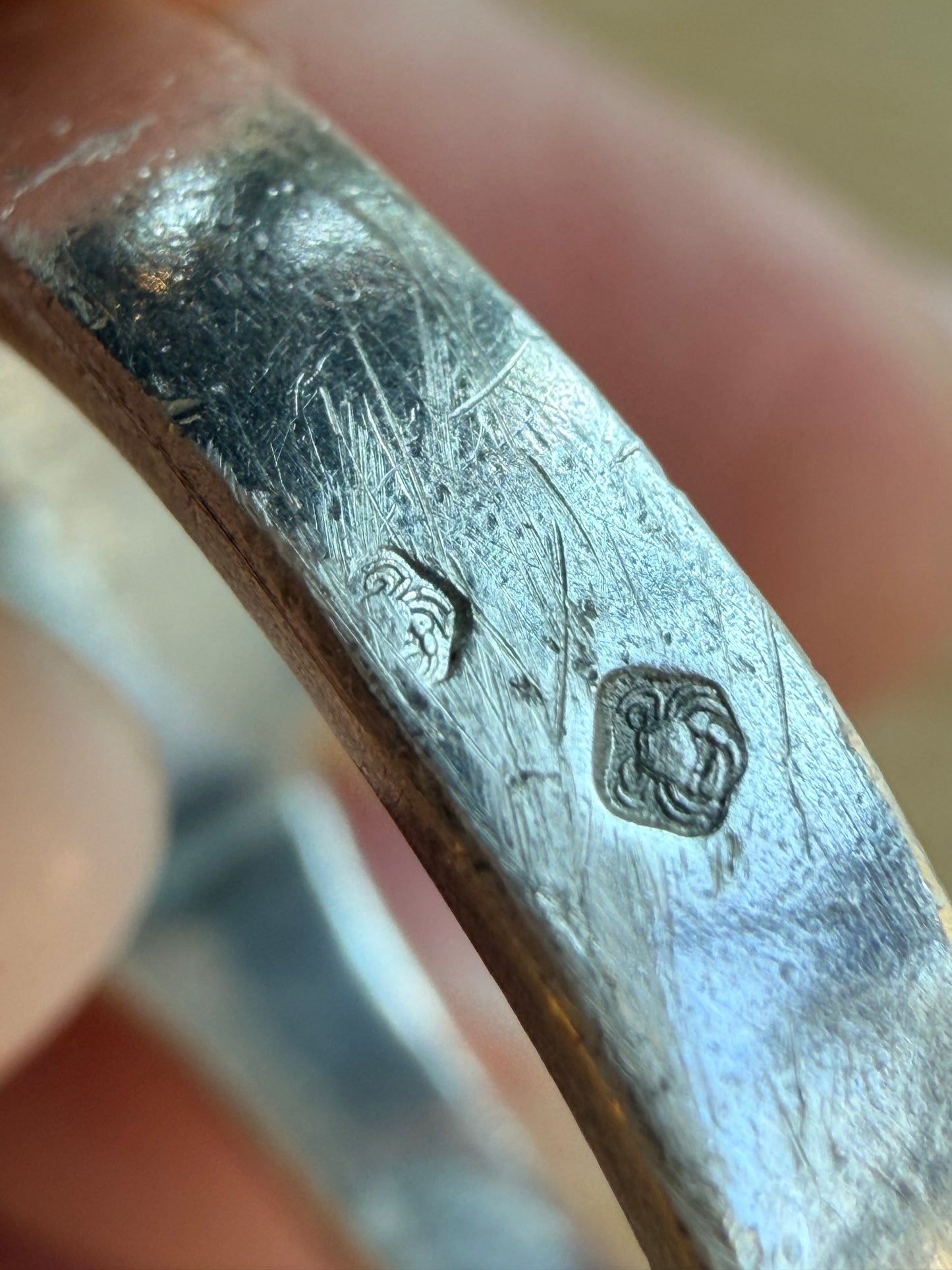 Art Deco Rare Jean Després Onyx and Silver Ring - Circa 1929