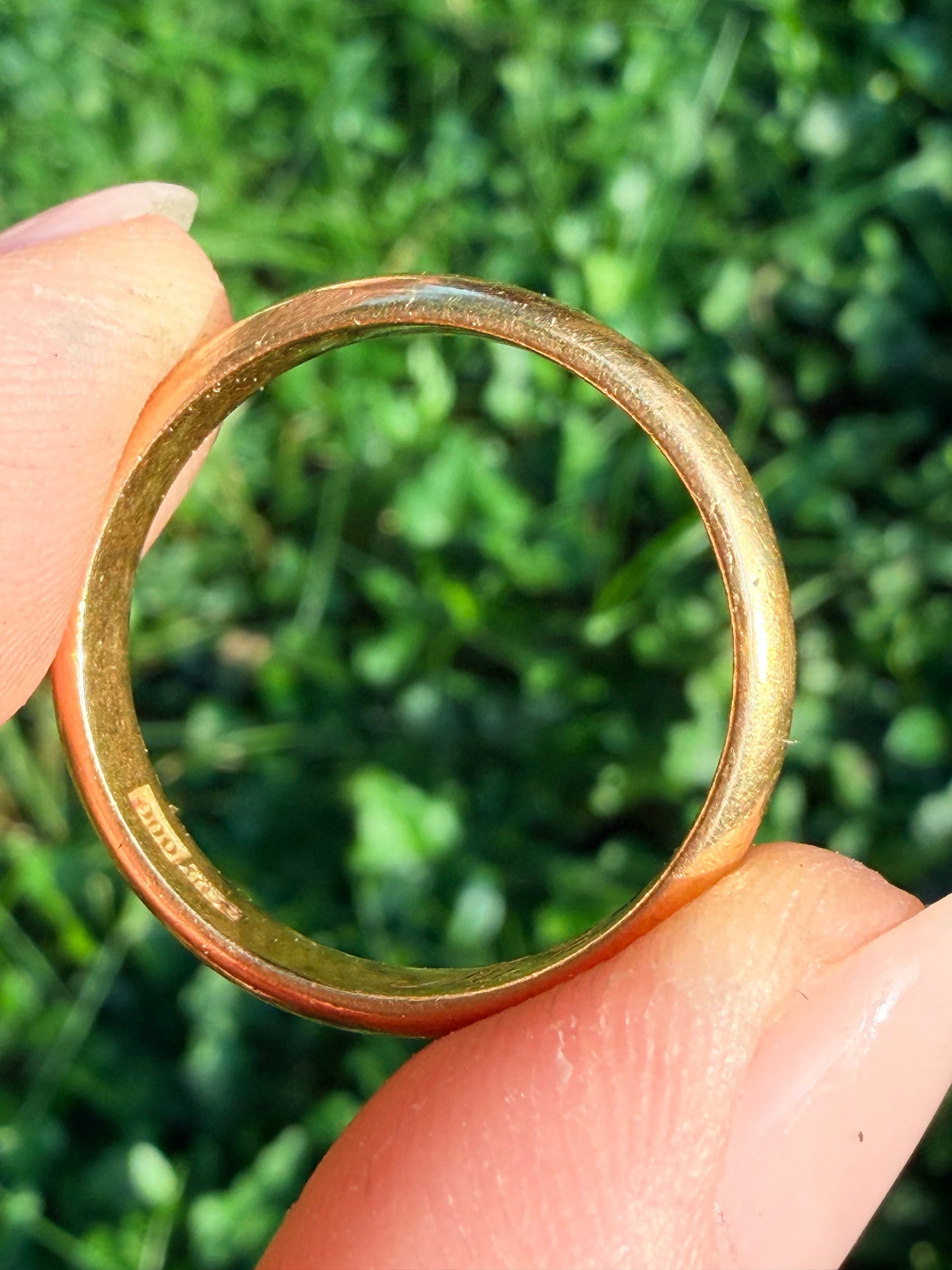 Antique High Karat Gold Band