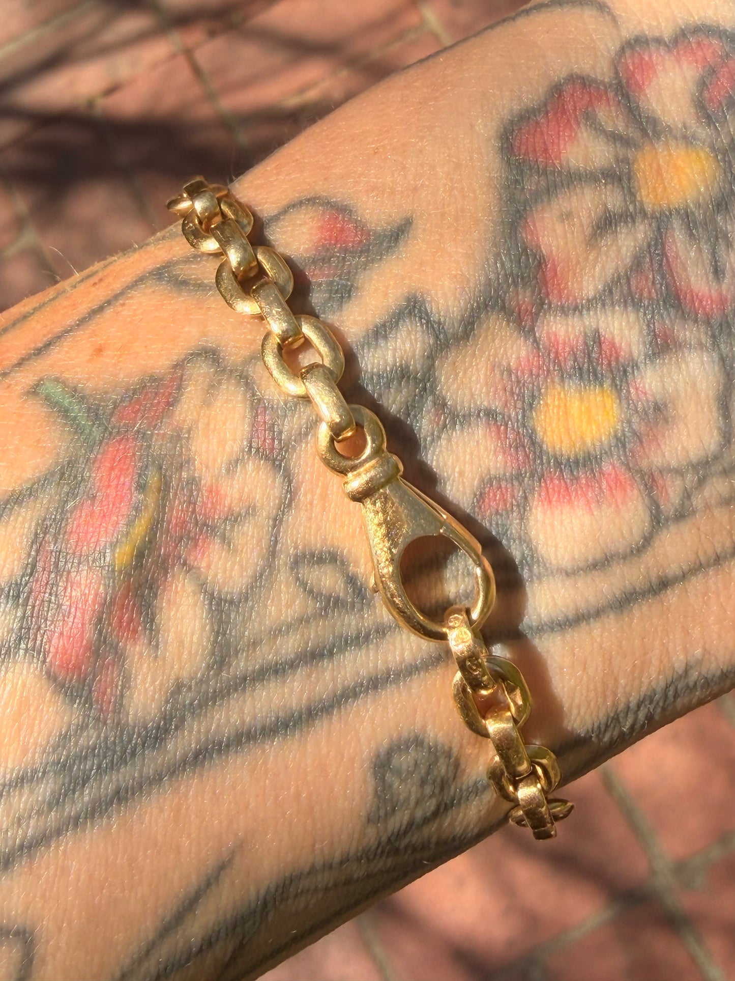 Vintage Cartier Meplat Oval Link Bracelet