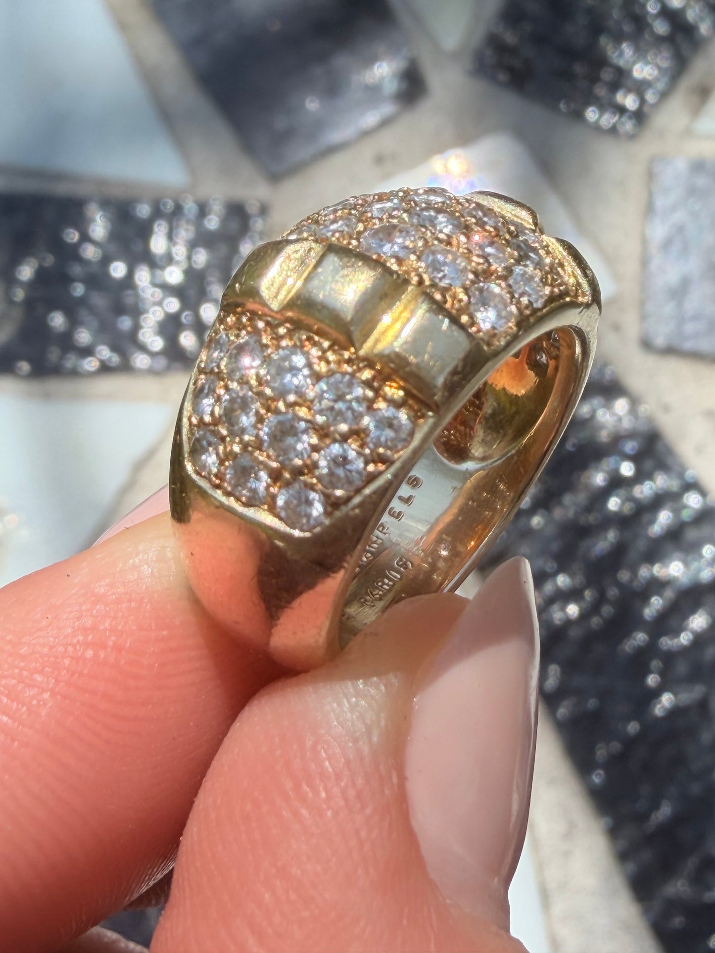 Vintage Van Cleef & Arpels Pavé Set Ring