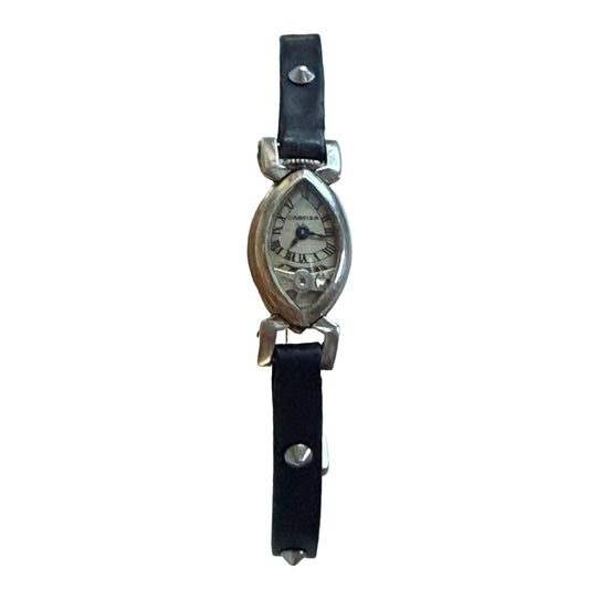 Antique Cartier Amande Wristwatch Circa 1919