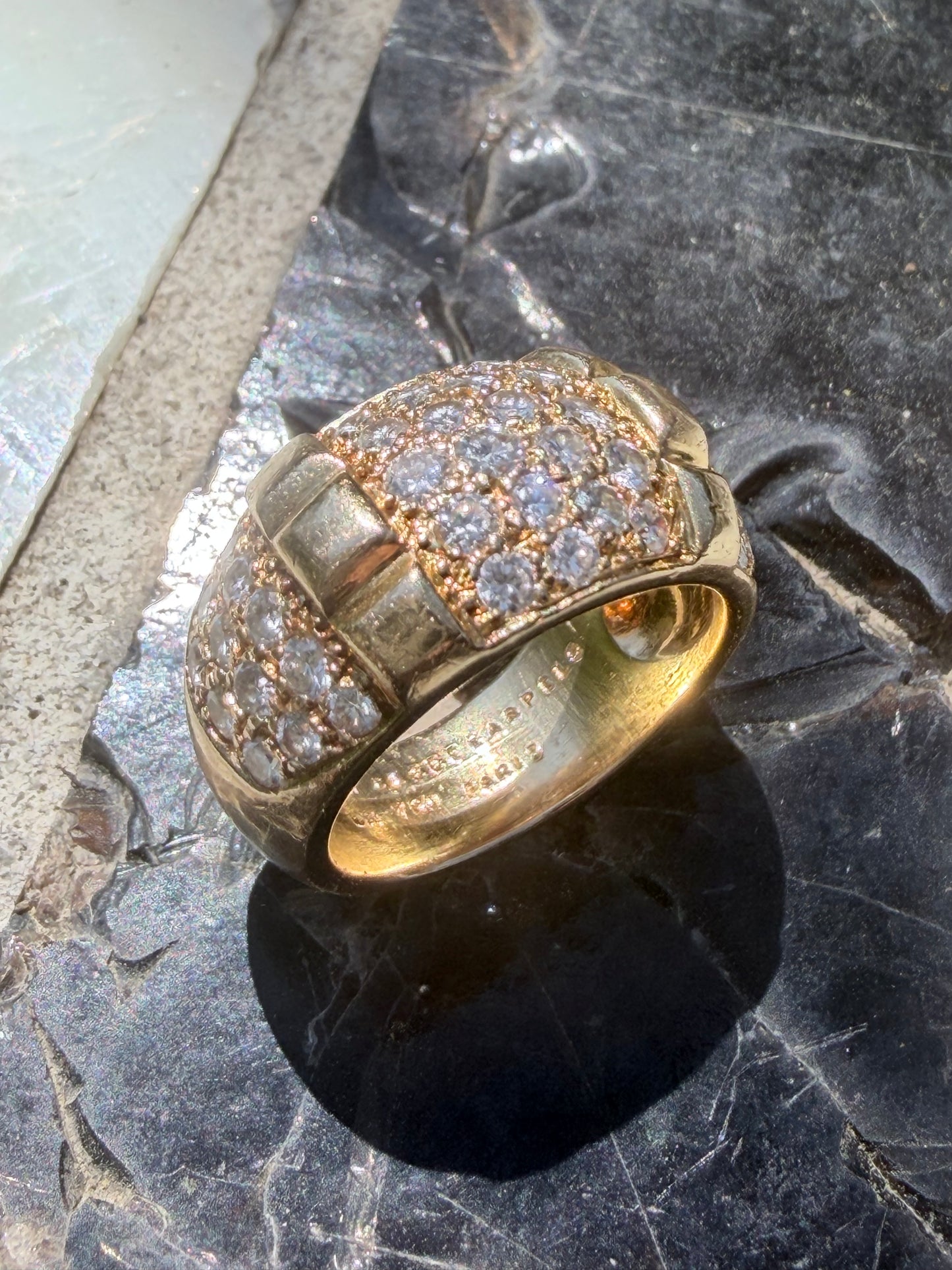 Vintage Van Cleef & Arpels Pavé Set Ring