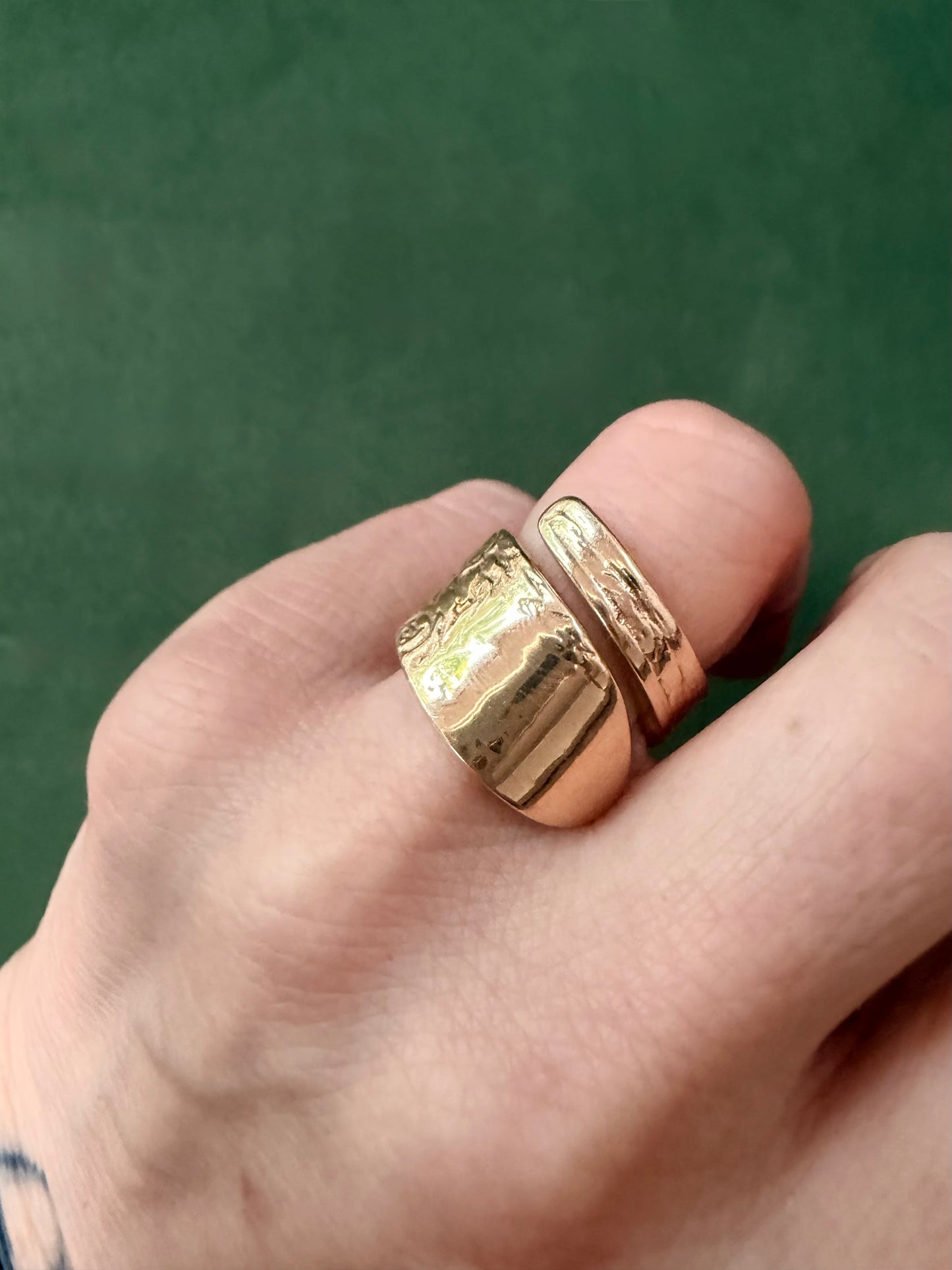 Vintage Wrapped Spoon Ring