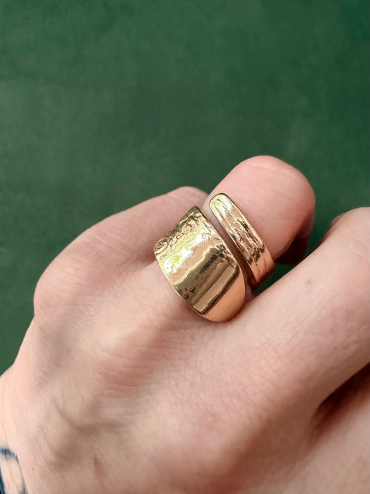 Vintage Wrapped Spoon Ring