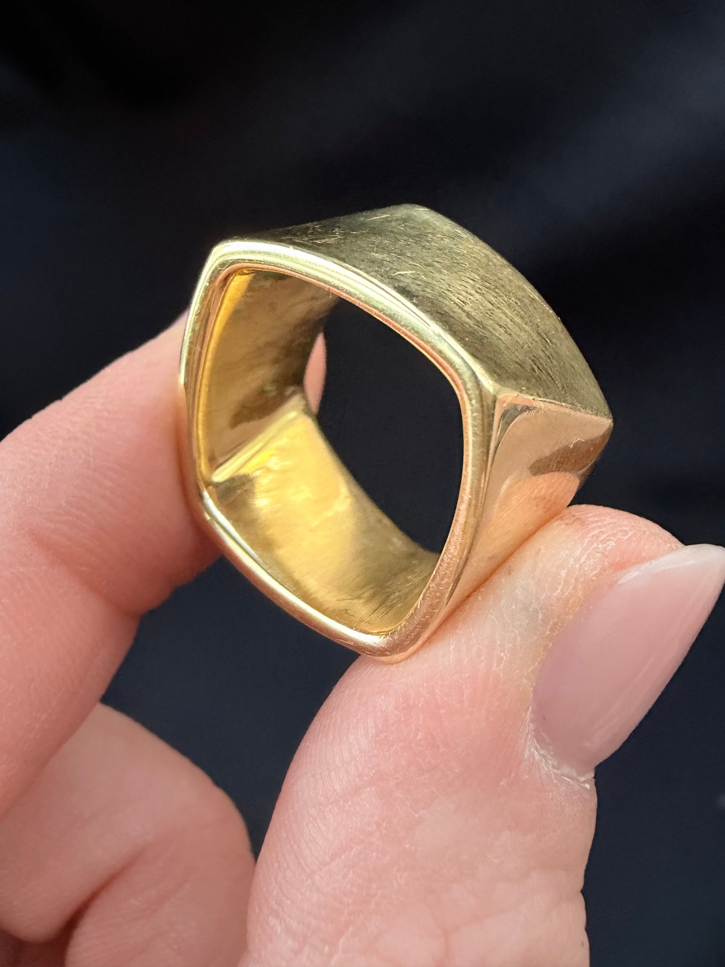 Vintage Tiffany & Co. Frank Gehry Wide Torque Band Ring
