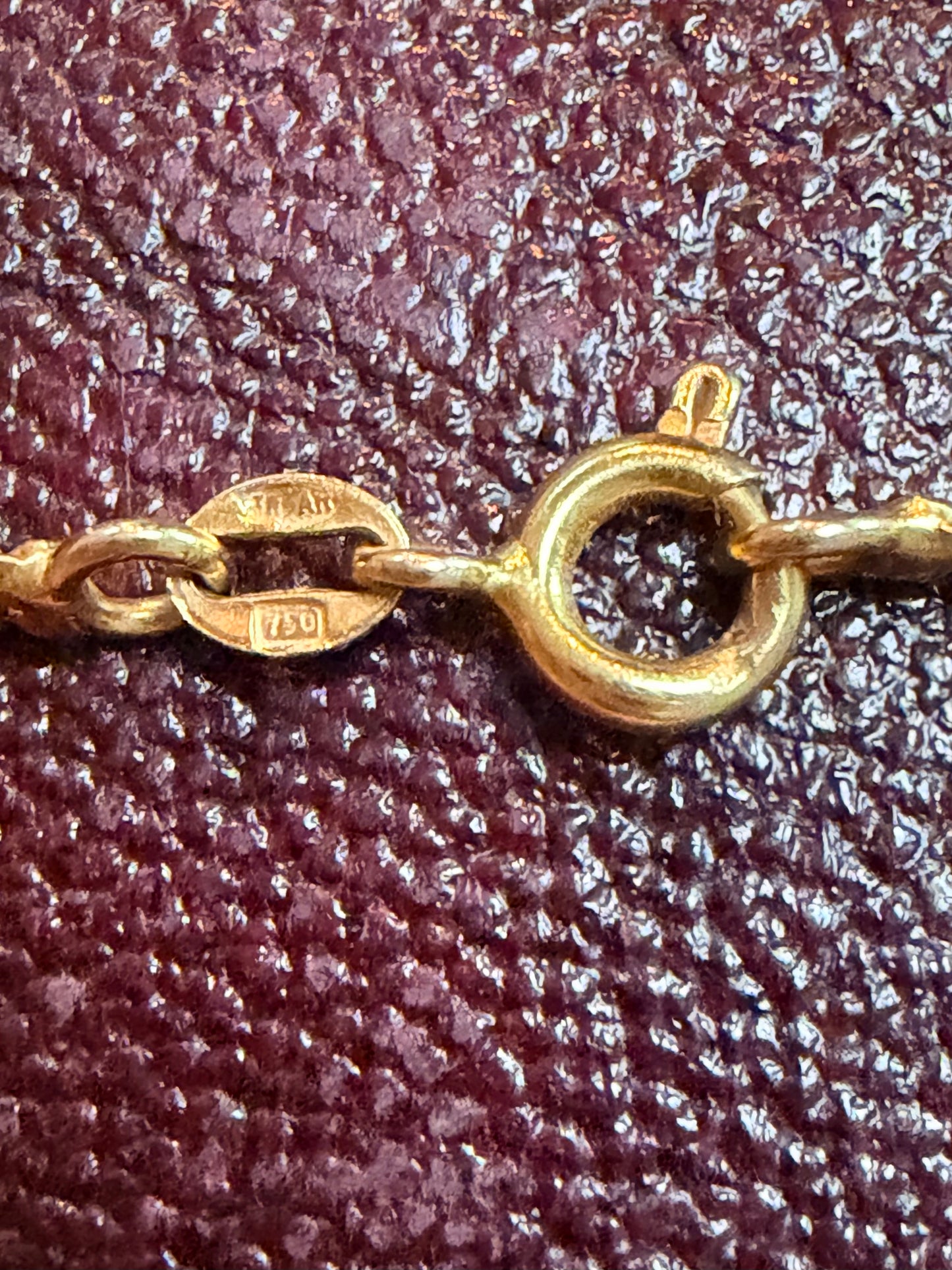Vintage Italian Box Link Chain