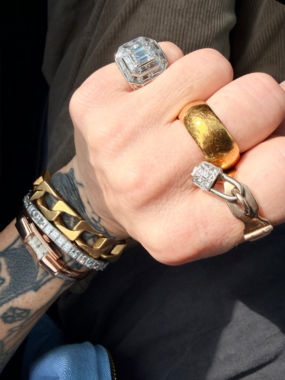 Vintage Boucheron Diamond Cocktail Ring