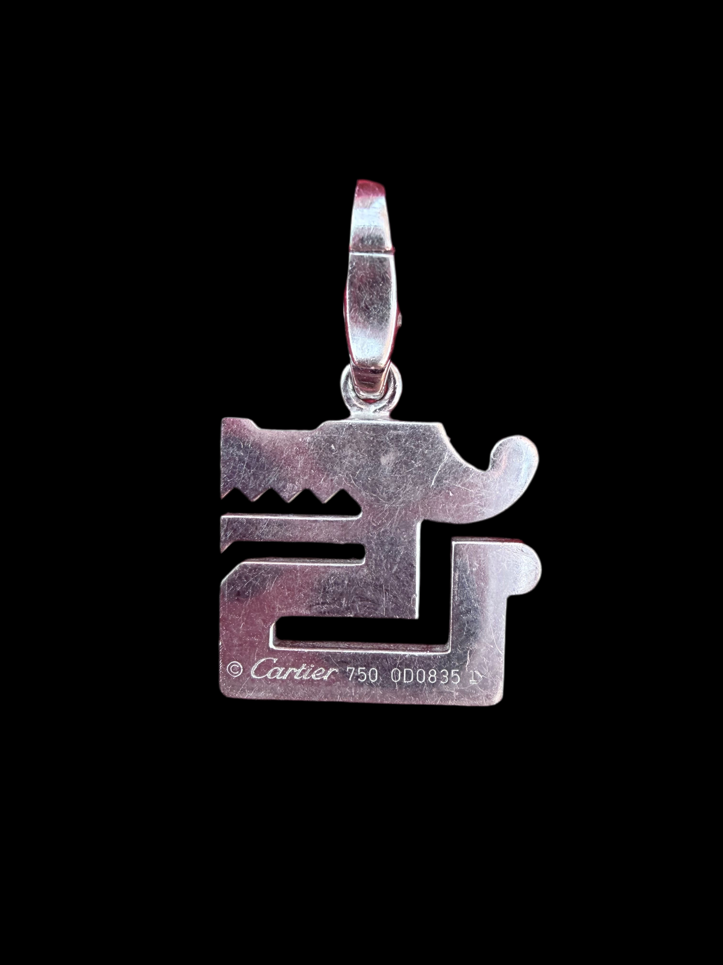 Cartier Diamond Le Baiser du Dragon Pendant