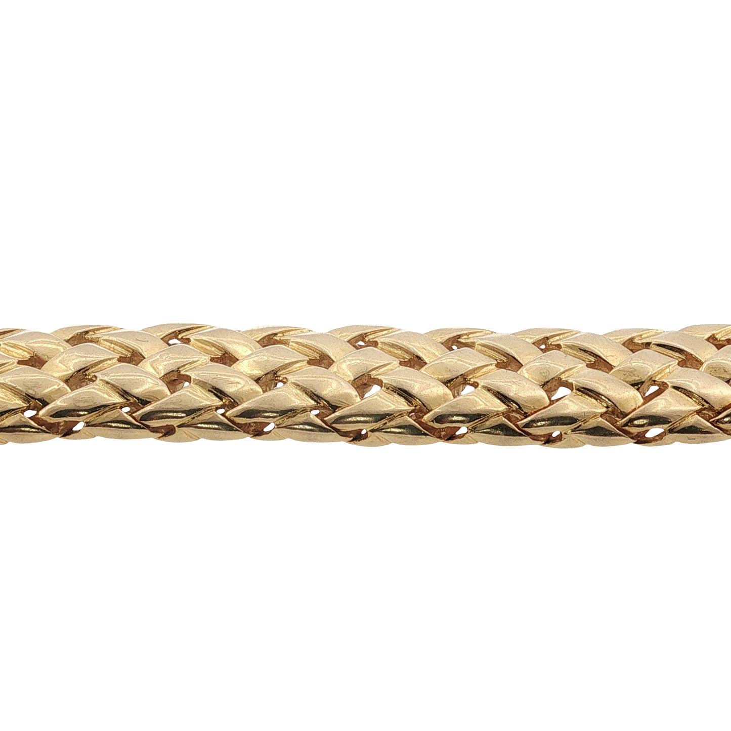 Vintage Van Cleef and Arpels Woven Gold Bracelet