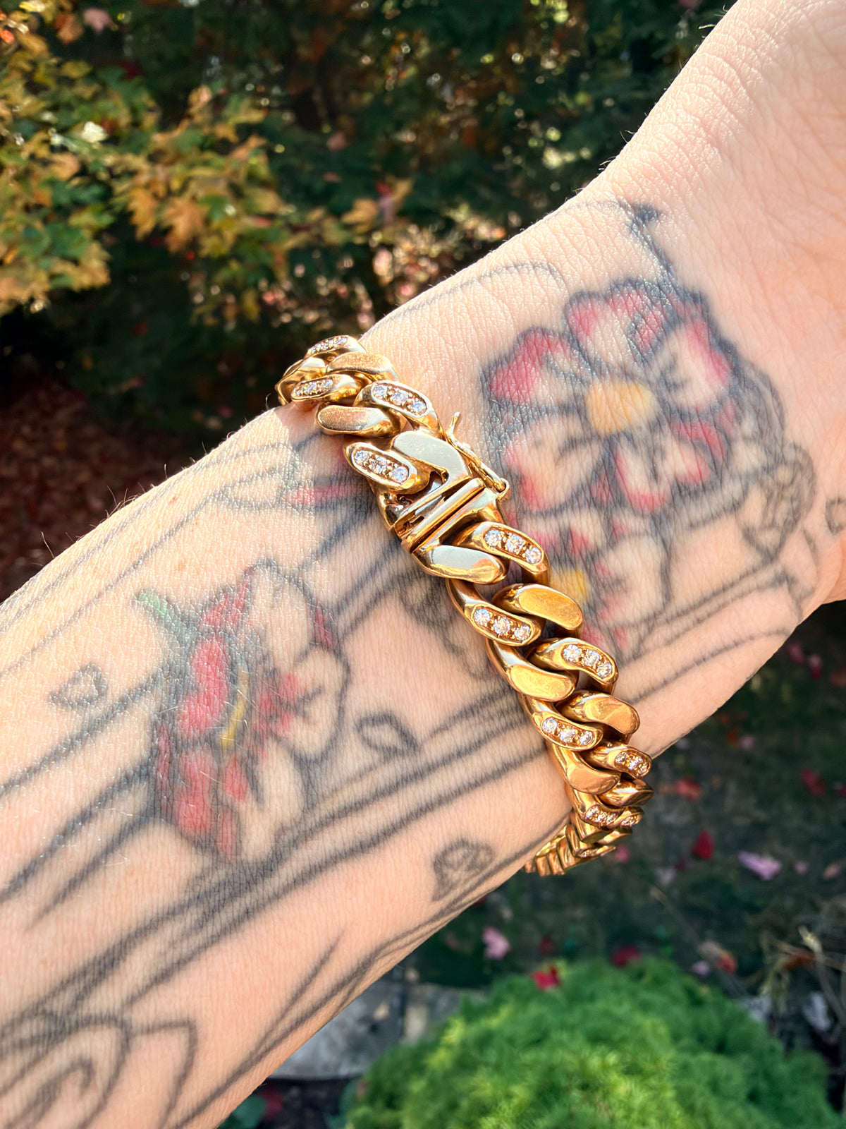Vintage Bvlgari Diamond Necklace Bracelet Set