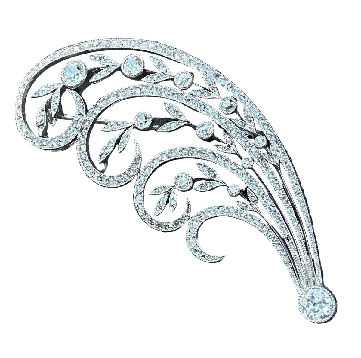 Edward Diamond Spray Brooch