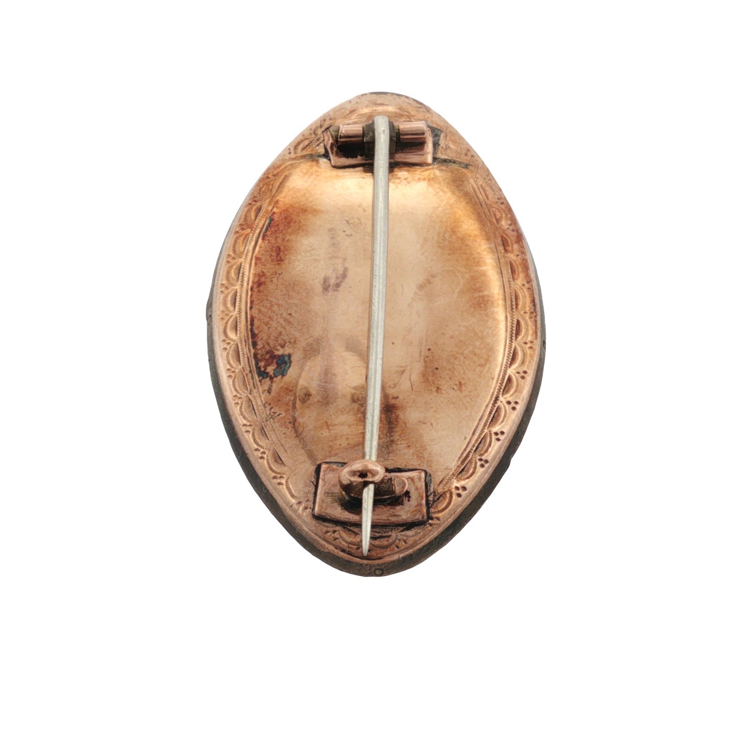 Georgian Miniature Painting Sentimental Brooch