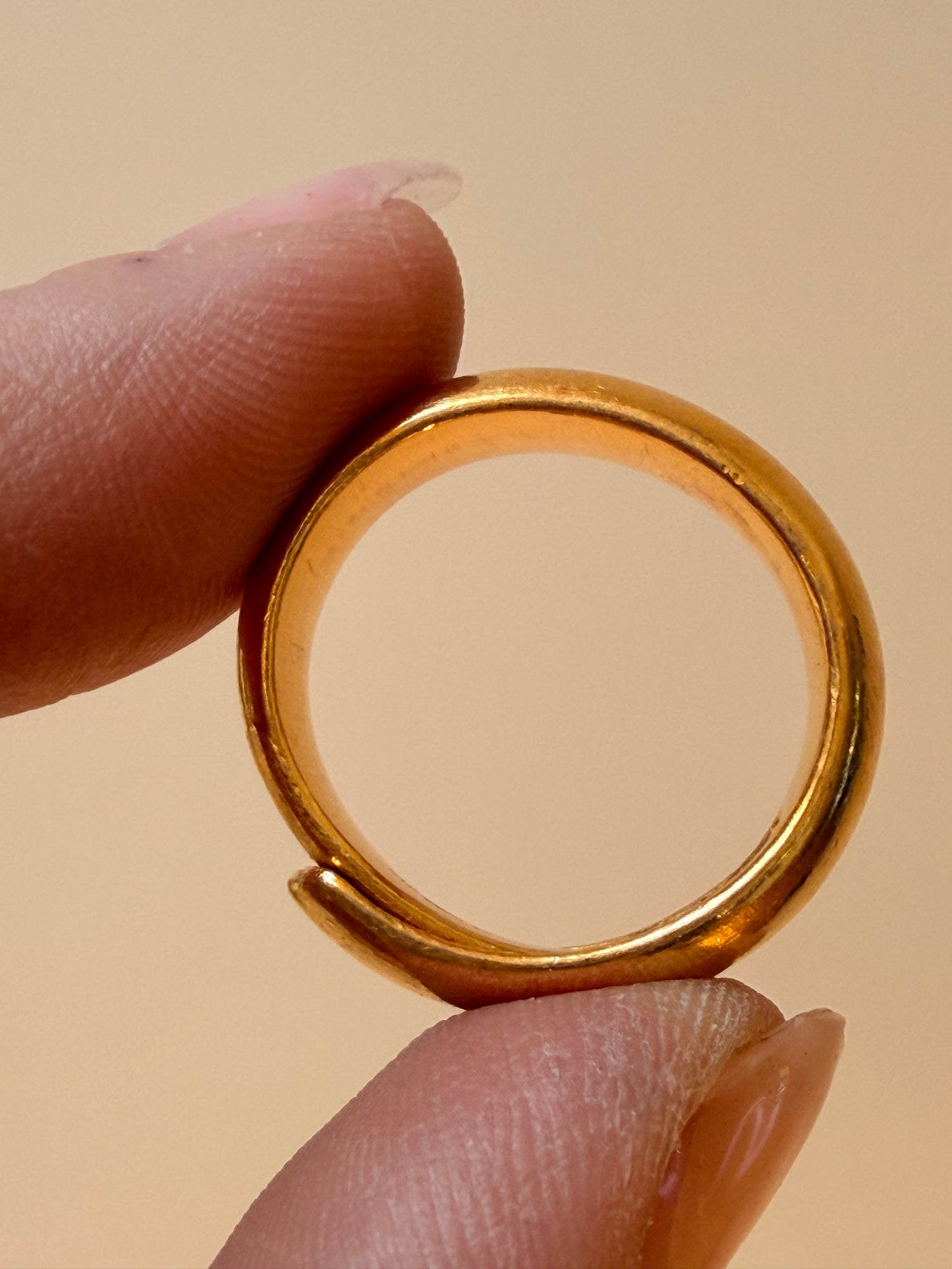 Vintage 24k Donut Band
