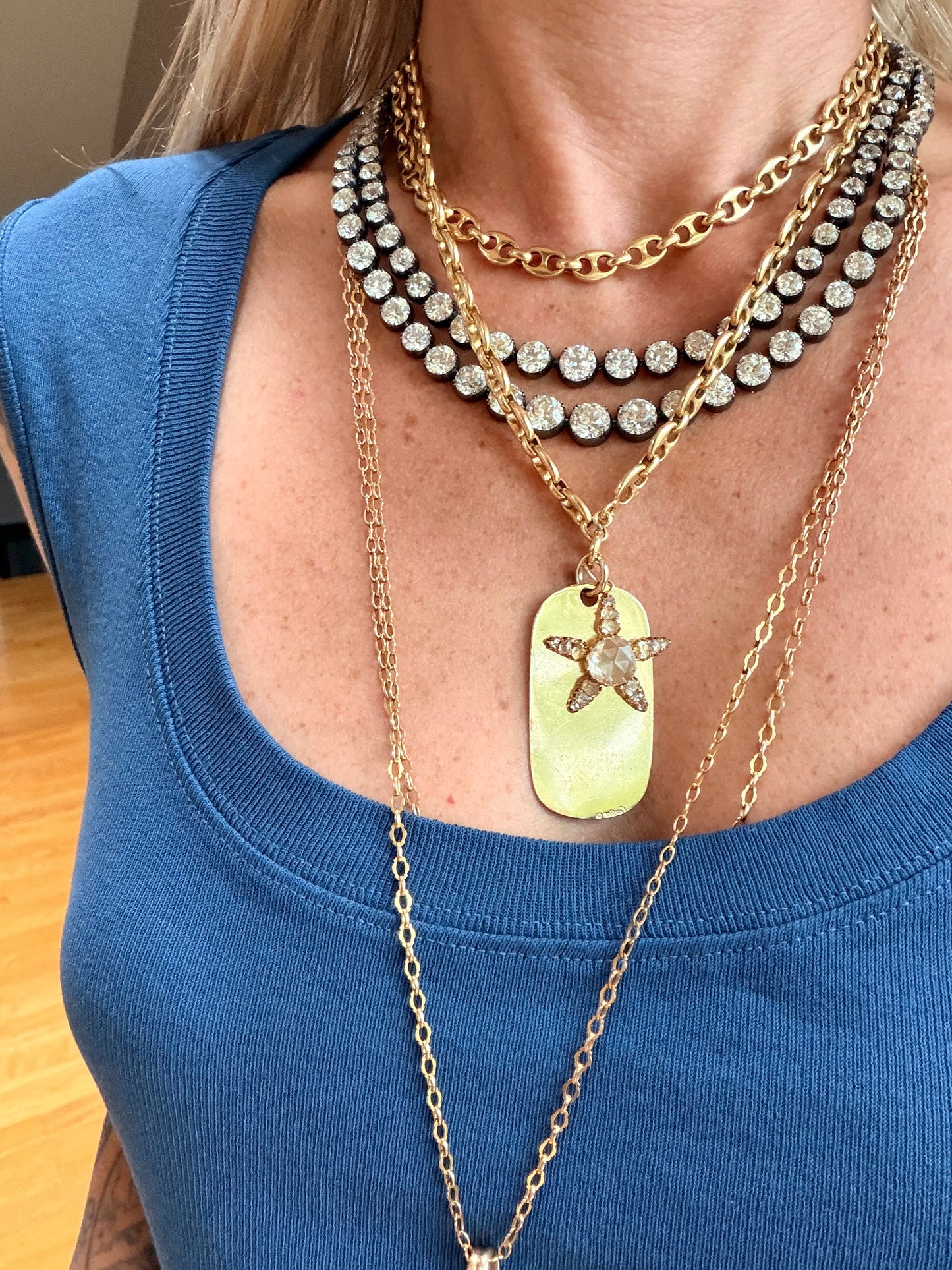 Vintage Georges L’Enfant Anchor Link Chain