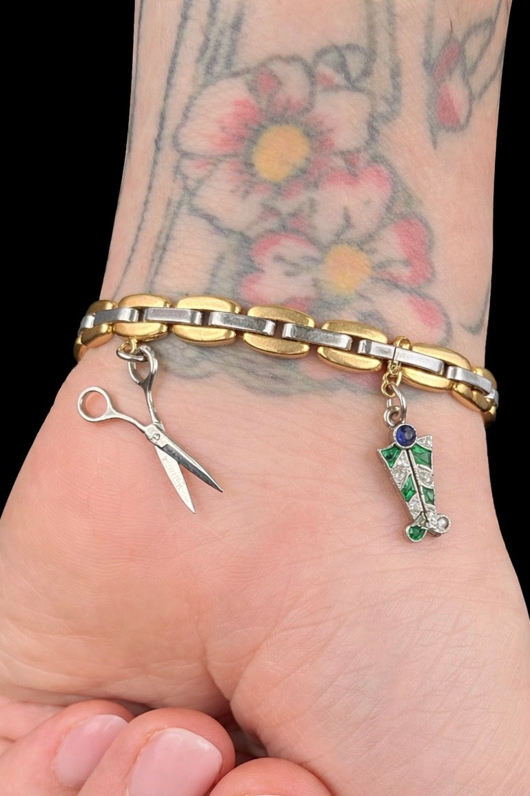 Art Deco Cartier Charm Bracelet