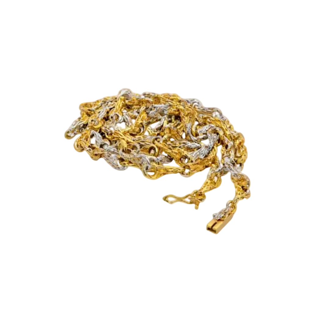 Vintage Two Tone Brutalist Chain