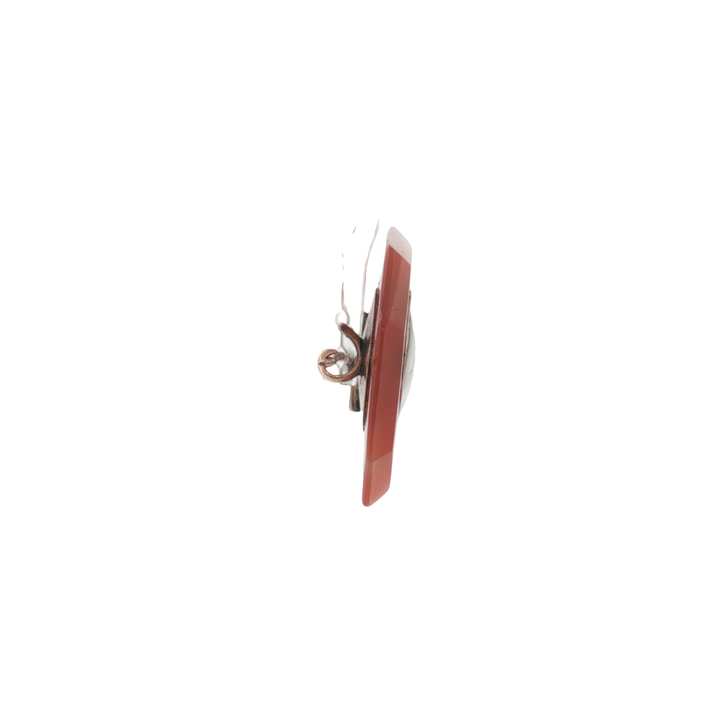 Antique Carnelian 14k Gold Brooch