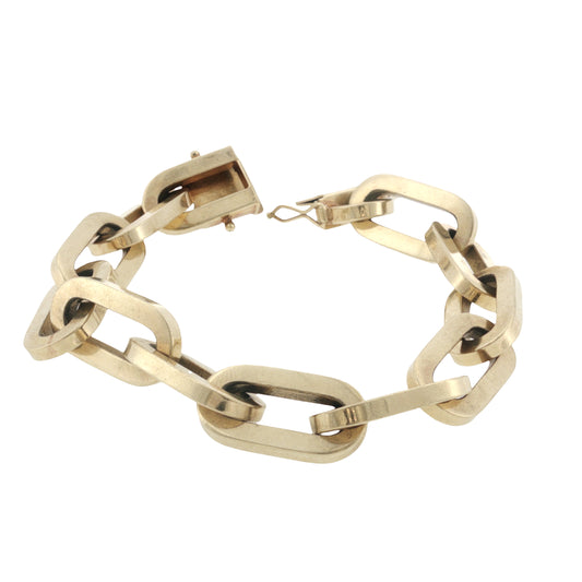 Vintage Heavy Biker Link Bracelet