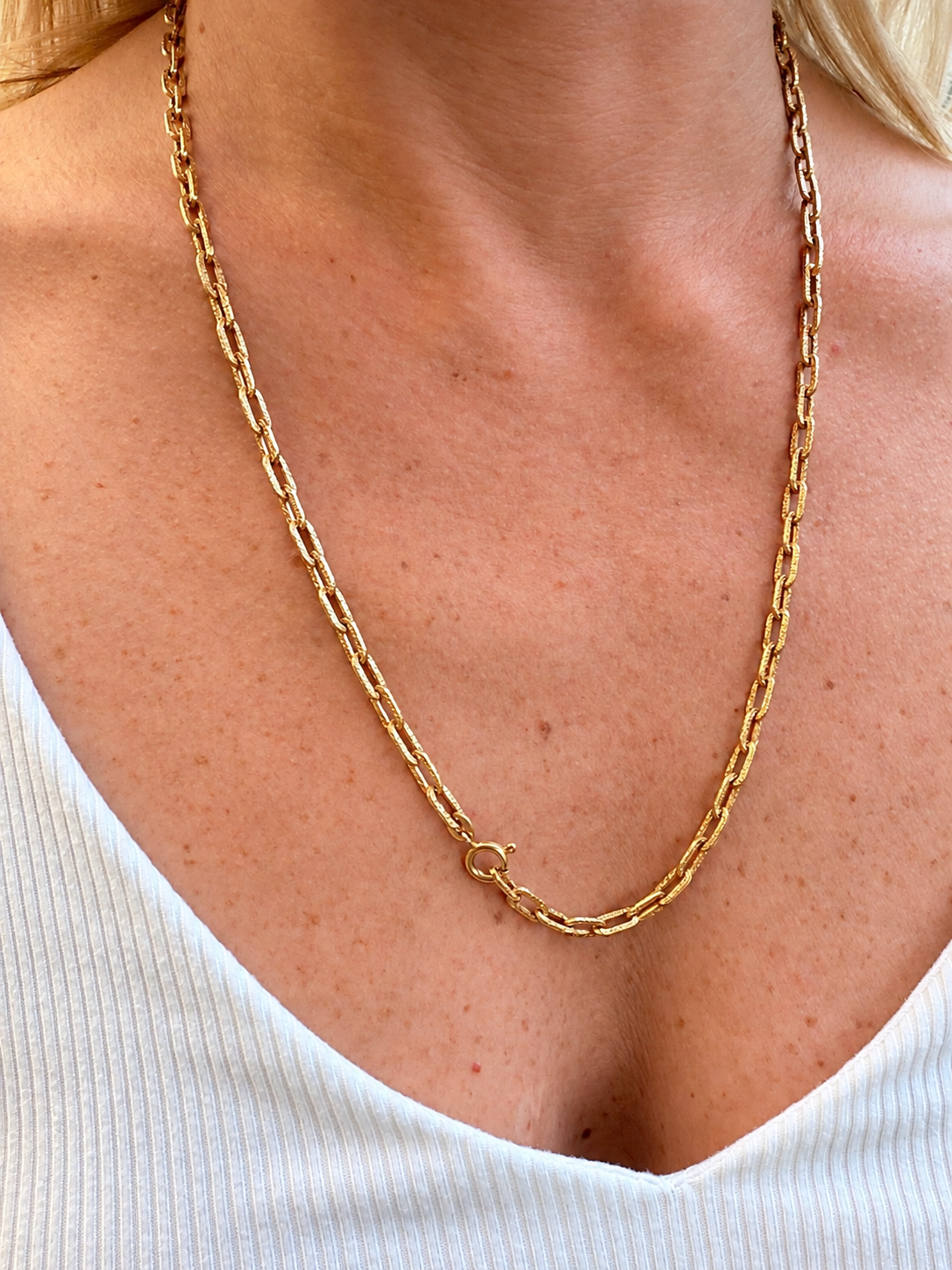 Vintage Brutalist Biker Chain