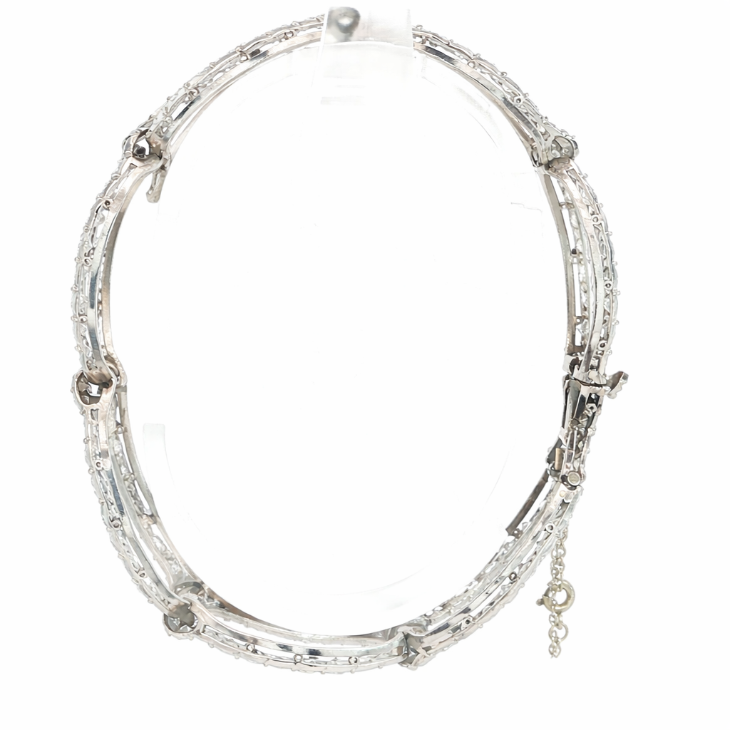 Art Deco Circle Bracelet