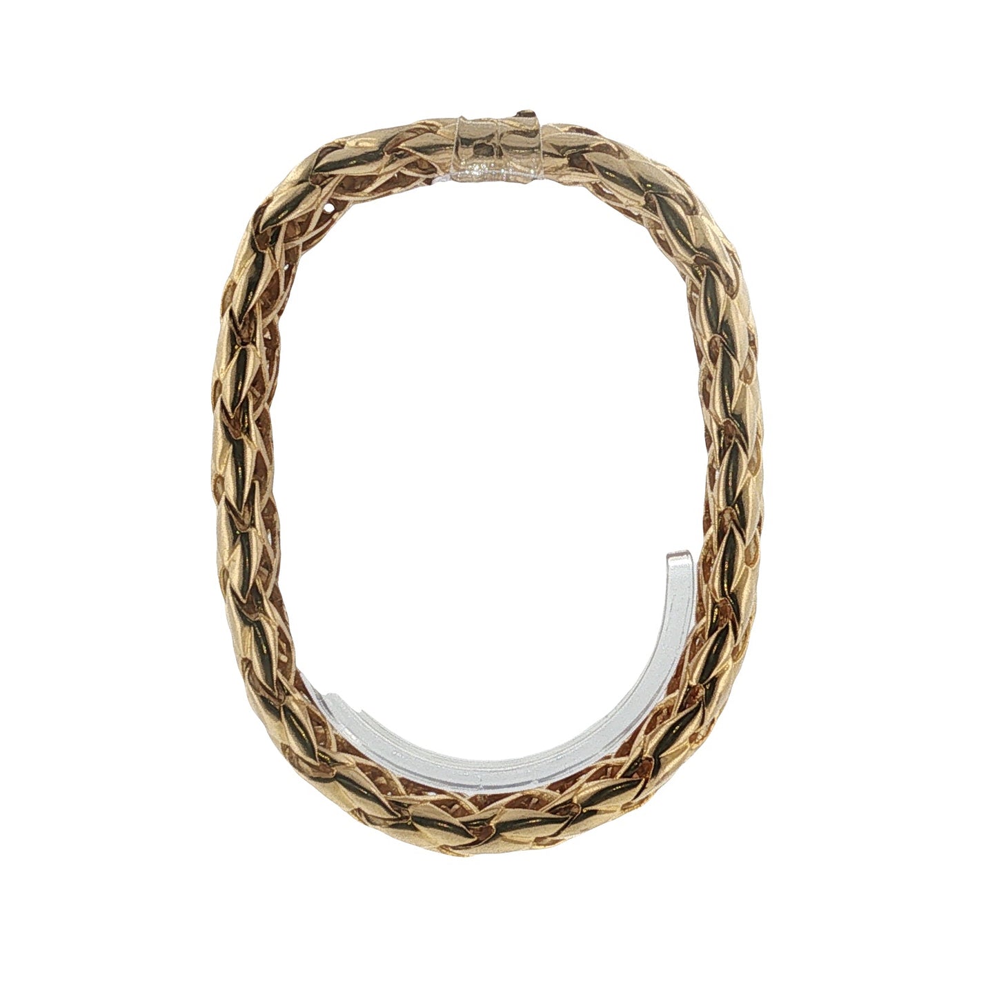 Vintage Van Cleef and Arpels Woven Gold Bracelet
