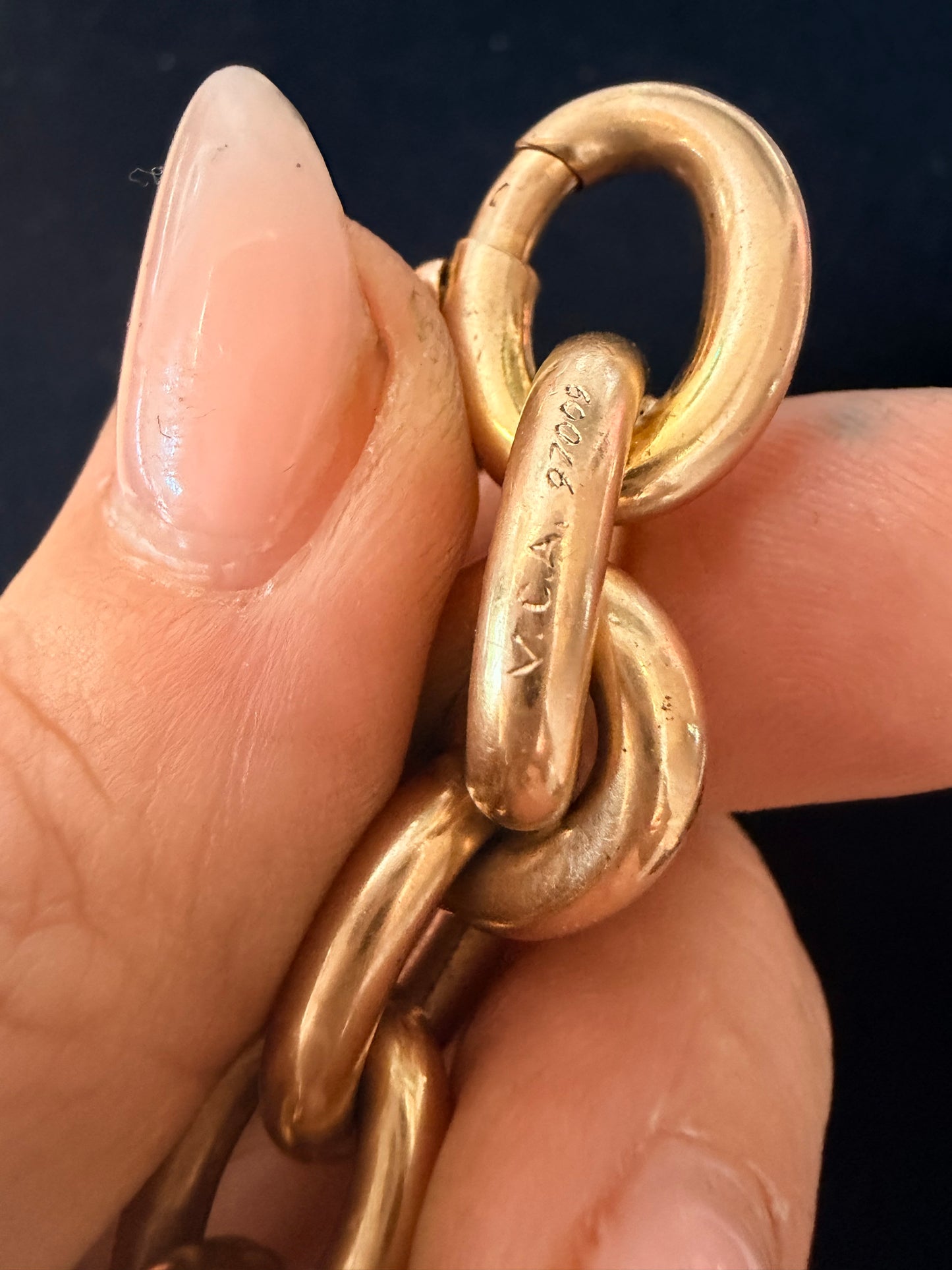 Van Cleef & Arpels 1960s Cable Link Bracelet