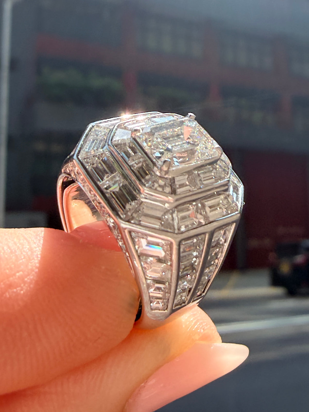 Vintage Boucheron Diamond Cocktail Ring