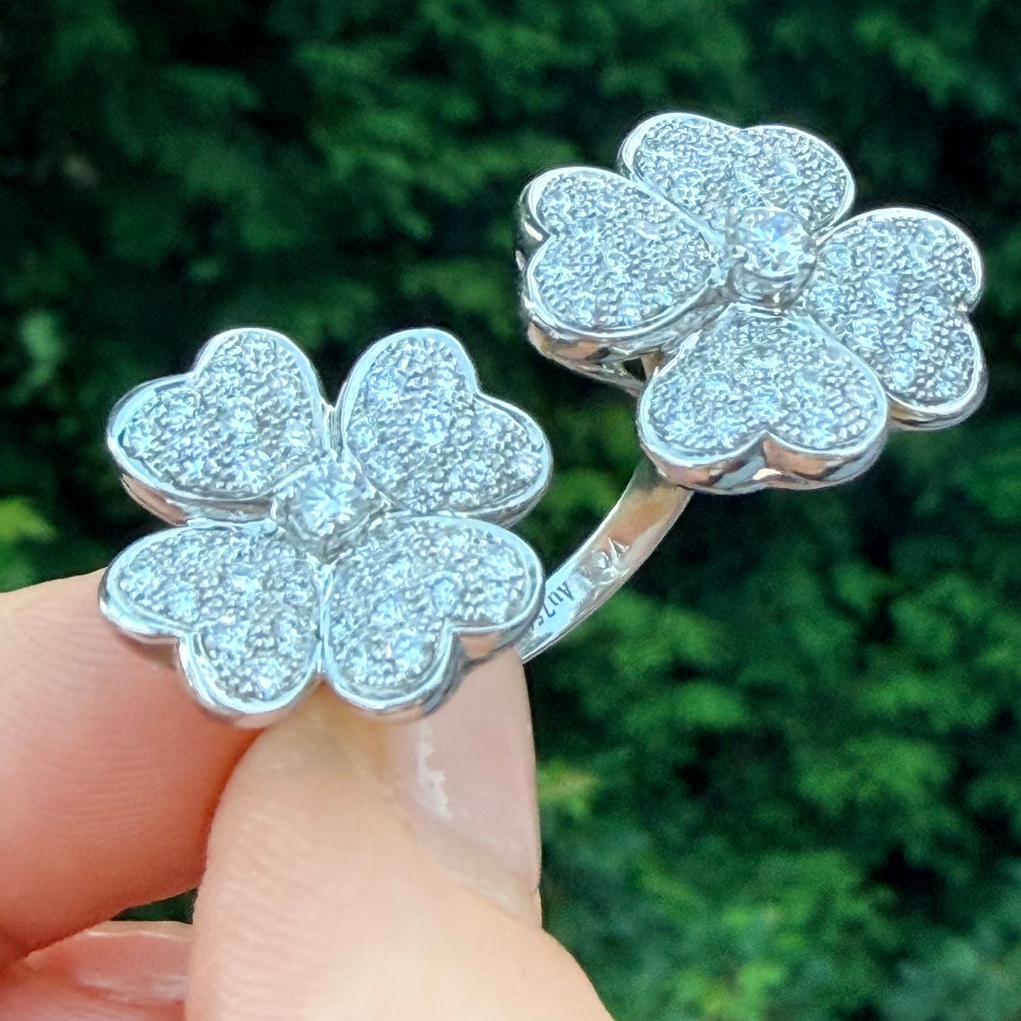 Van Cleef & Arpels Double Cosmos Diamond Ring
