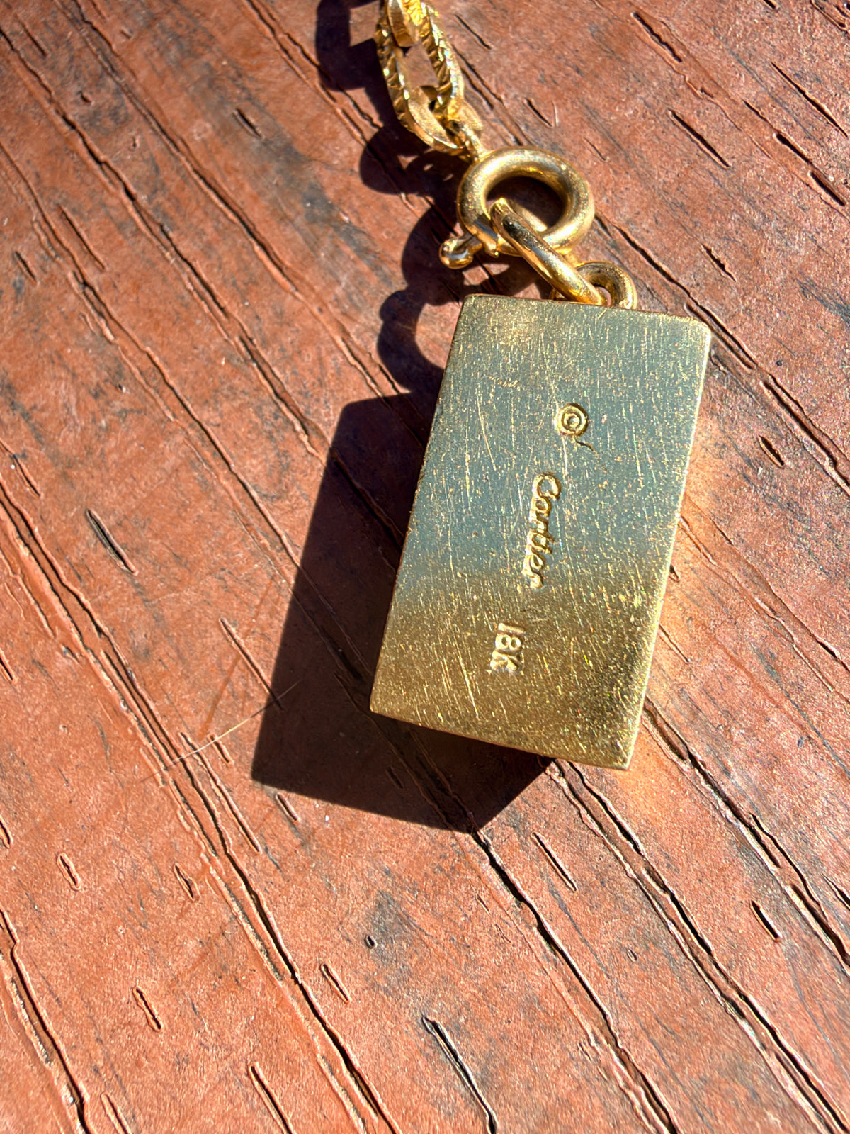 Vintage Cartier 1/2 Ounce Ingot Pendant