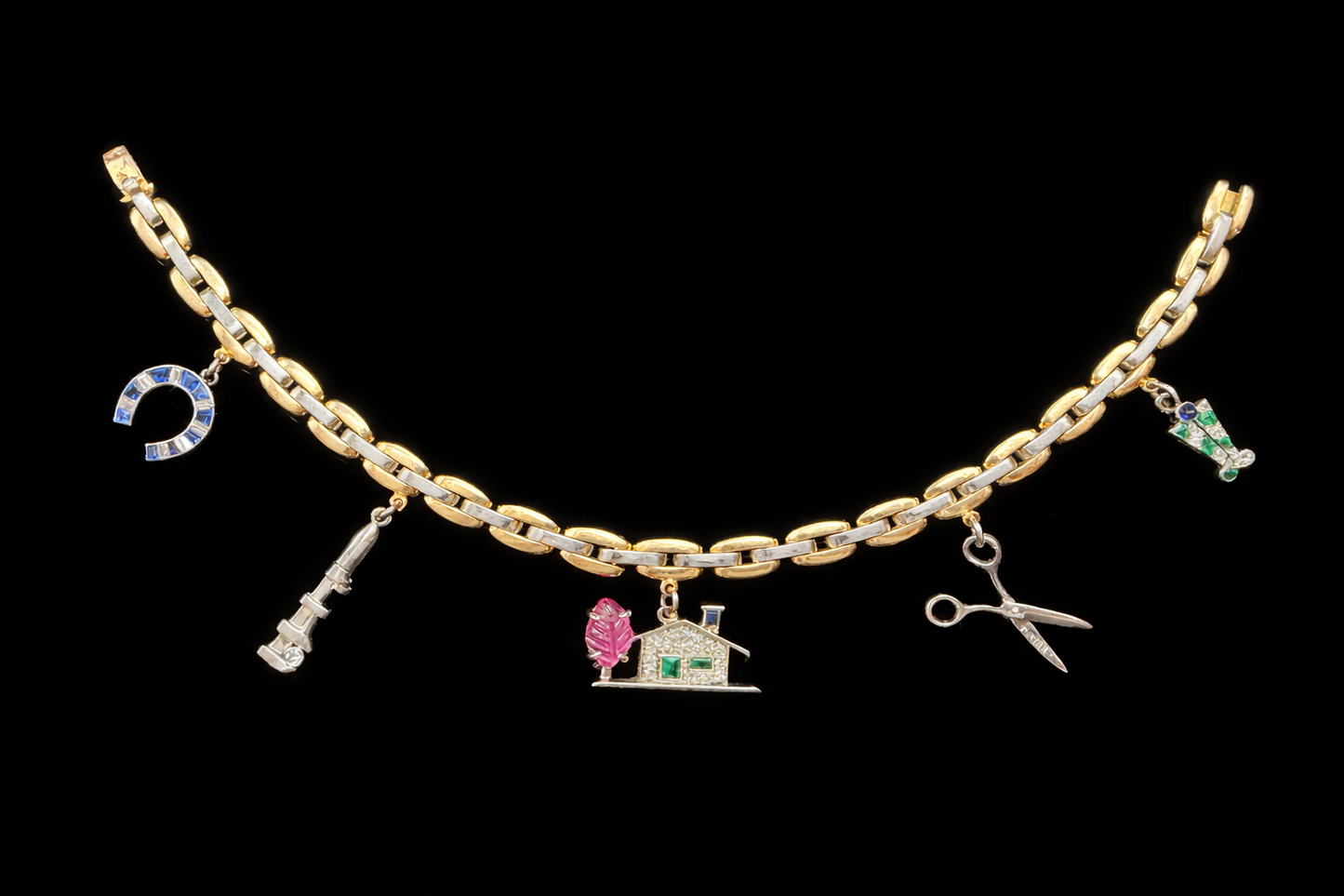 Art Deco Cartier Charm Bracelet