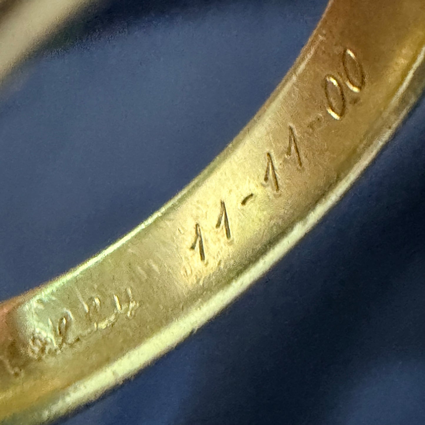 Vintage Cartier Tri-Color Gold Trinity Band