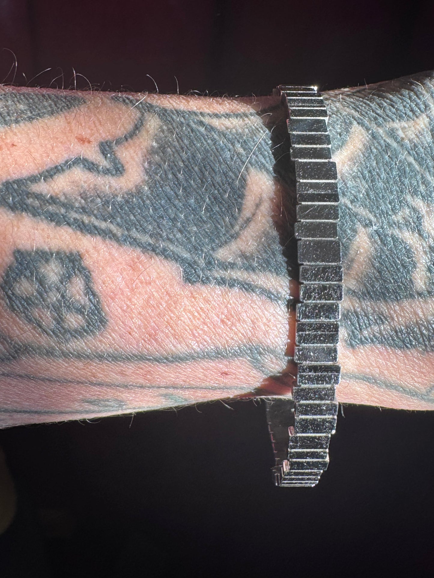 Dior 18k White Gold Mirror Bars Bangle