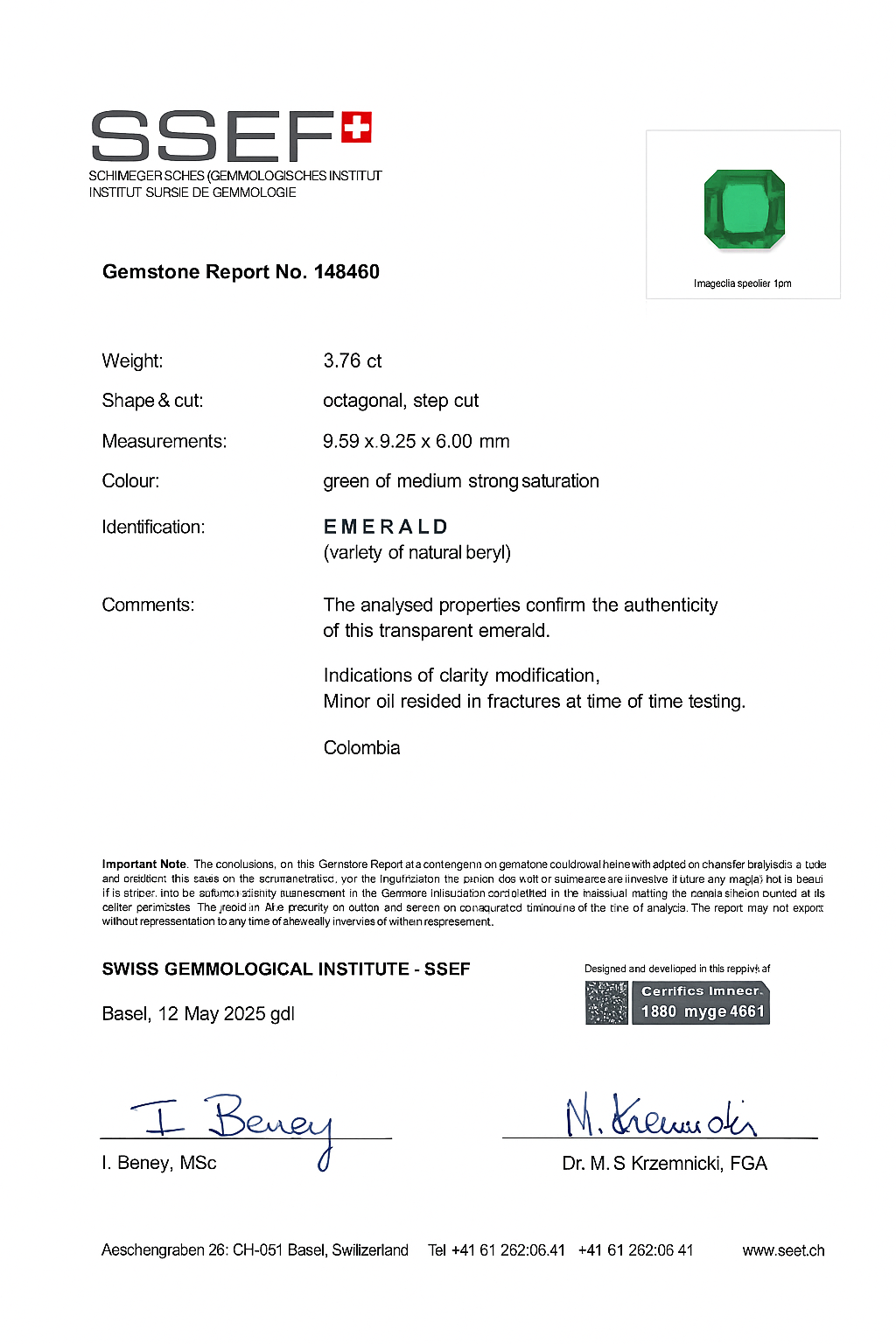 Cartier Emerald and Diamond Toi et Moi Ring