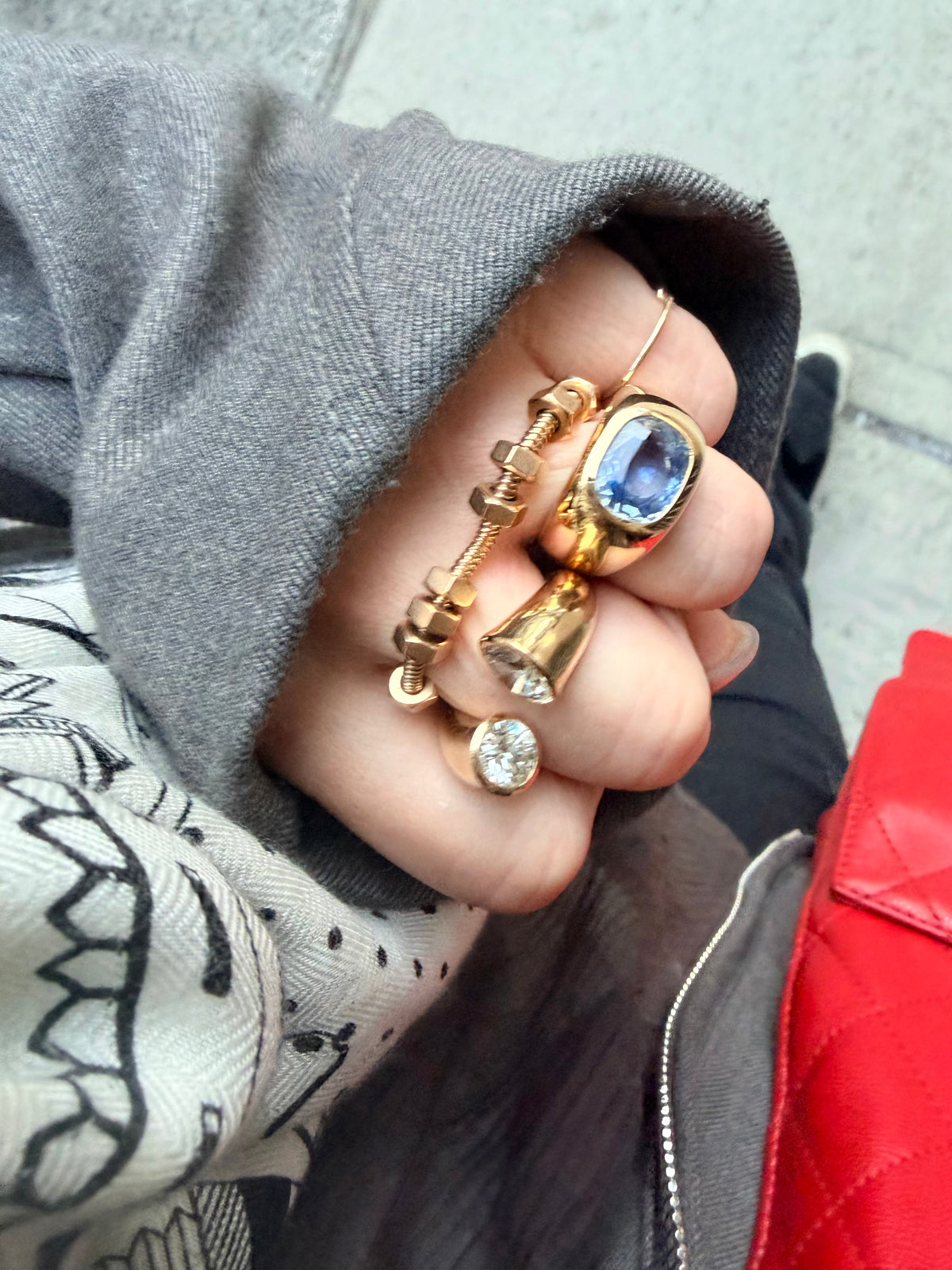 Vintage Ecro de Cartier Double Ring